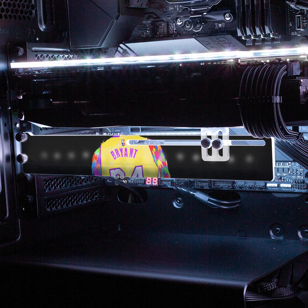 Kobydrome RGB GPU Support Bracket - Technodrome1 - V1Tech