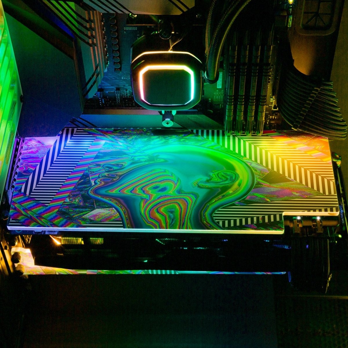 Lazers RGB GPU Backplate - Tankuss - V1Tech