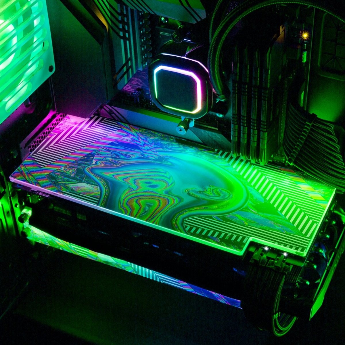 Lazers RGB GPU Backplate - Tankuss - V1Tech