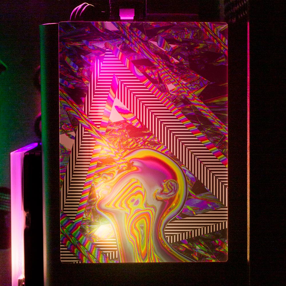 Lazers RGB SSD Cover Vertical - Tankuss - V1Tech