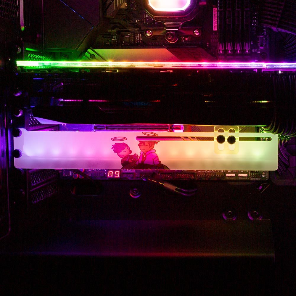 Legends RGB GPU Support Bracket - Utopia Graphix - V1Tech