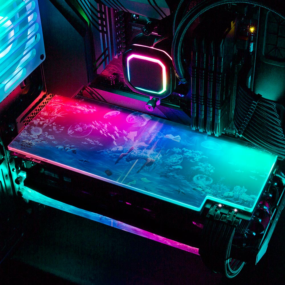 Levitate RGB GPU Backplate - Ismaeel Shaikh - V1Tech