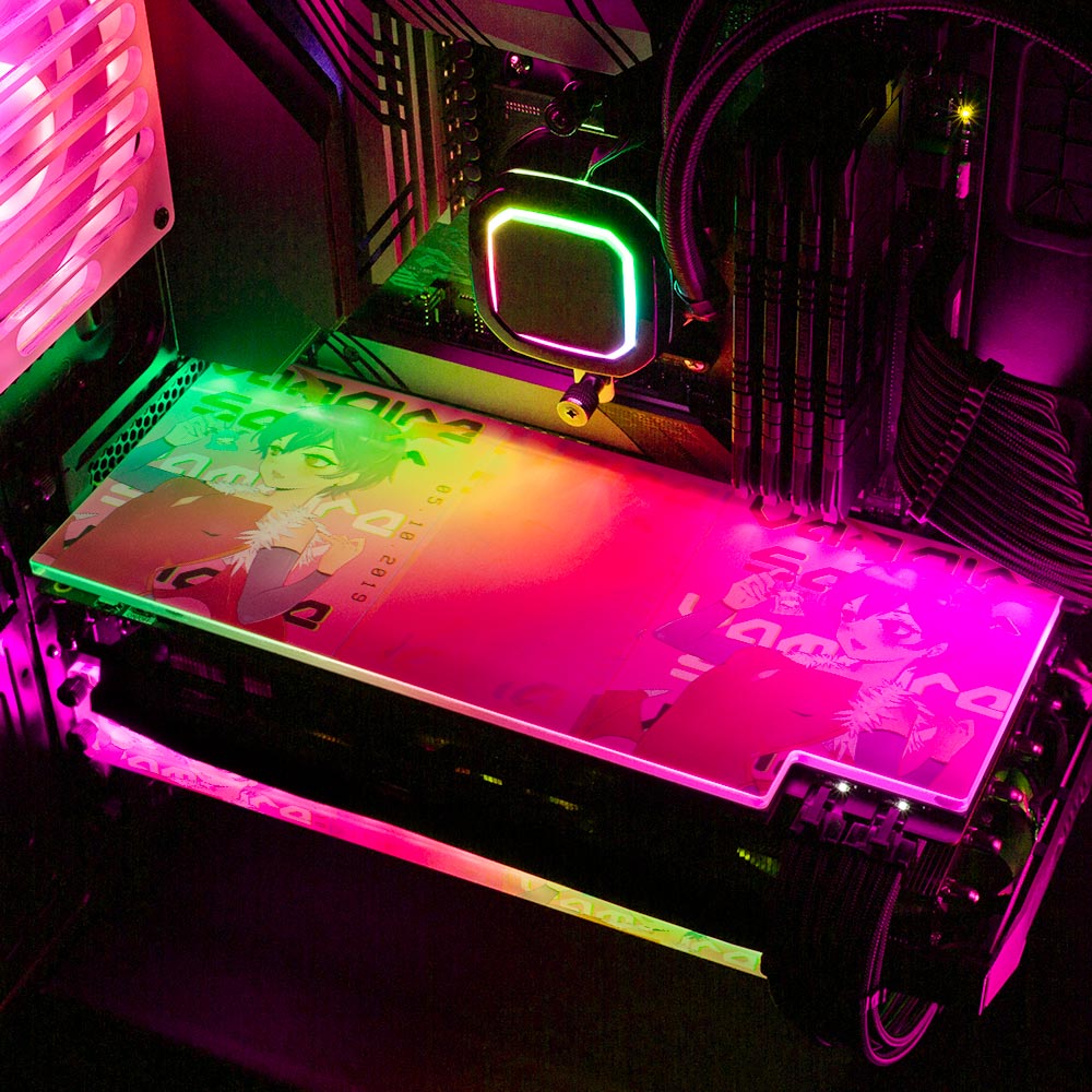 Lilith RGB GPU Backplate - YacilArt - V1Tech