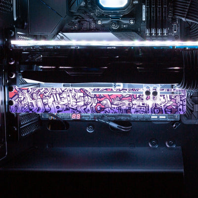 Lines of Tower Sunset RGB GPU Support Bracket