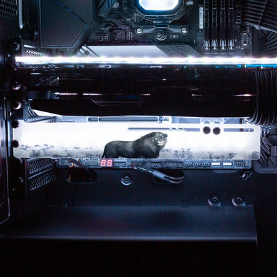 Lion Among Sheep RGB GPU Support Bracket