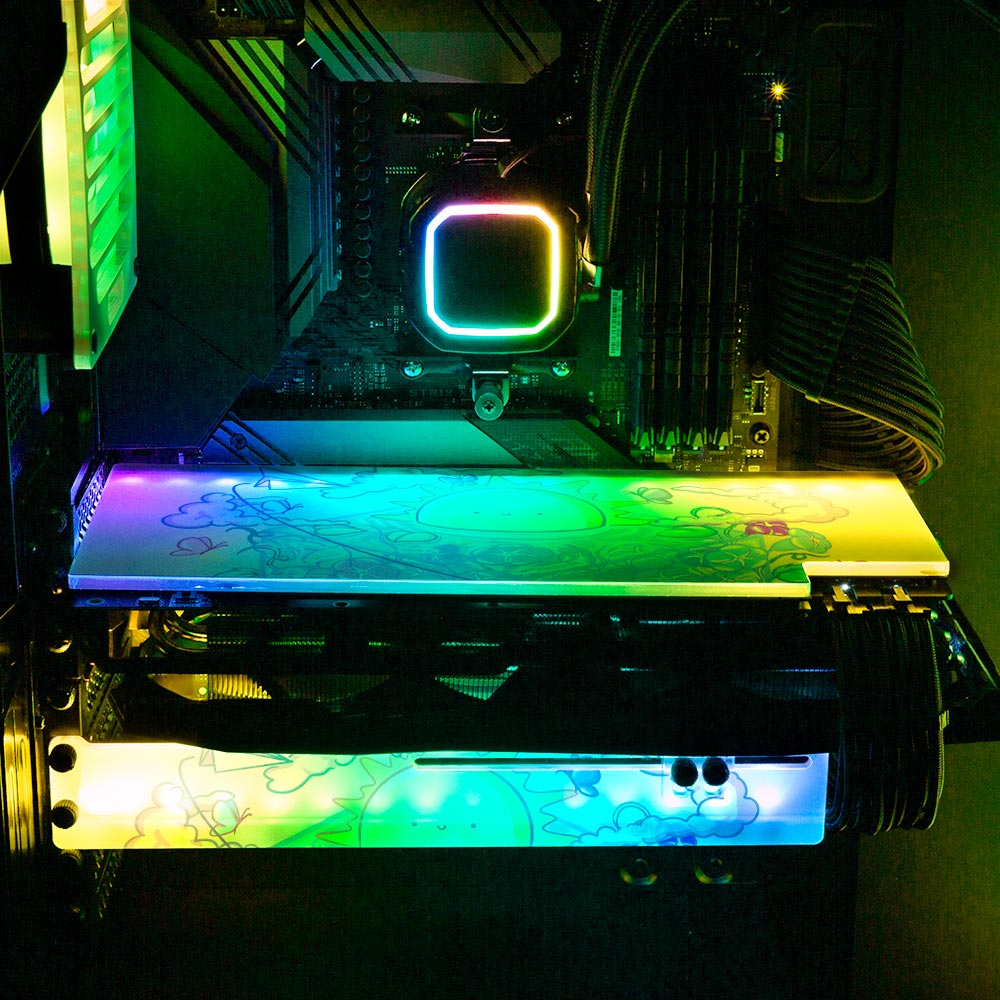 Little World RGB GPU Backplate - Piumeli - V1Tech