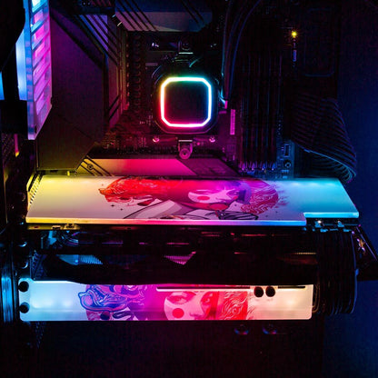 Lollipop Geisha RGB GPU Backplate - HeyMoonly - V1Tech