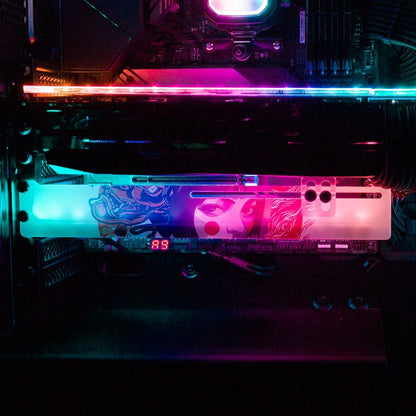 Lollipop Geisha RGB GPU Support Bracket - HeyMoonly - V1Tech