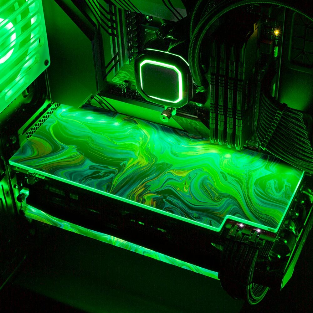 Lost to Memories RGB GPU Backplate - Geoglyser - V1Tech