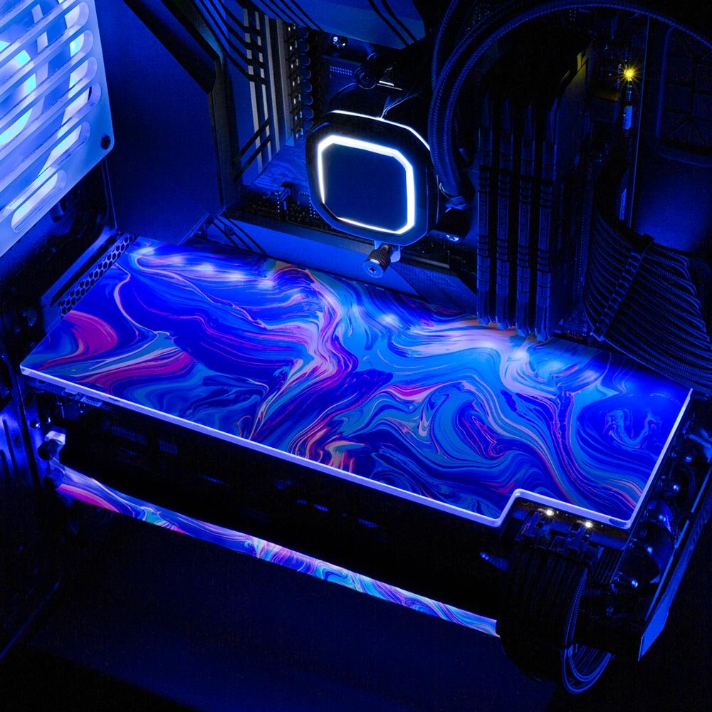 Lost to Memories RGB GPU Backplate - Geoglyser - V1Tech