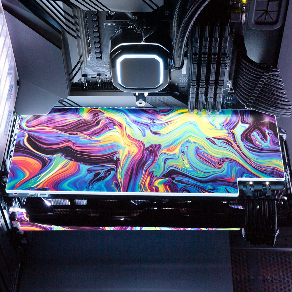 Lost to Memories RGB GPU Backplate - Geoglyser - V1Tech