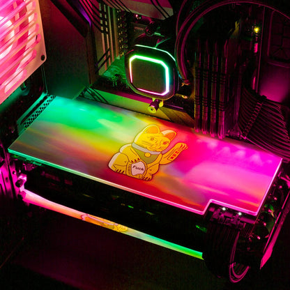 Lucky Cat RGB GPU Backplate - Javilostcontrol - V1Tech