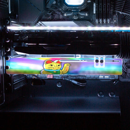 Lucky Cat RGB GPU Support Bracket - Javilostcontrol - V1Tech