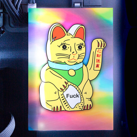 Lucky Cat RGB HDD Cover Vertical - Javilostcontrol - V1Tech