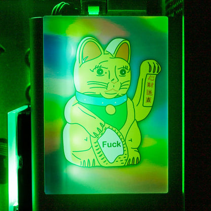 Lucky Cat RGB SSD Cover Vertical - Javilostcontrol - V1Tech