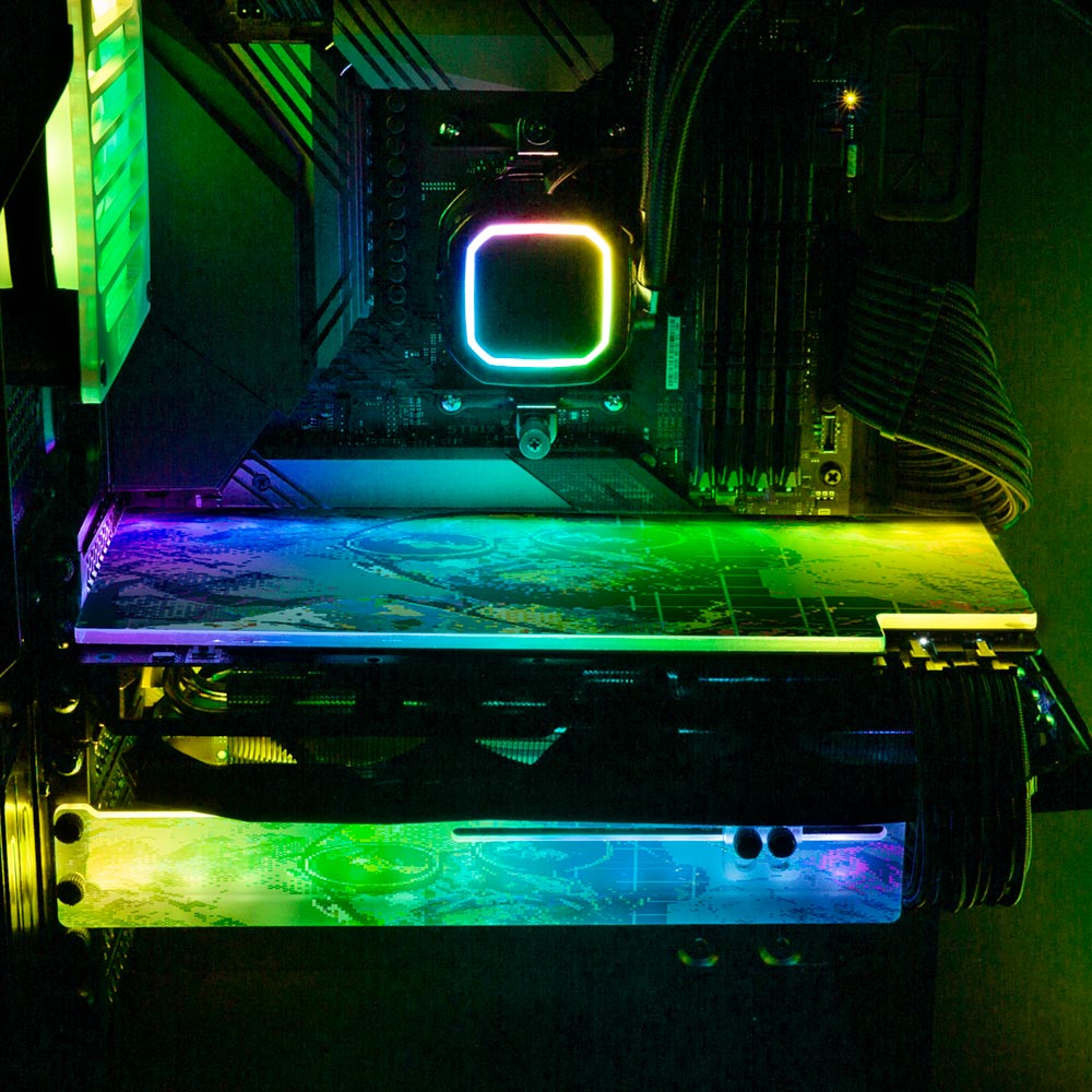 Mac Miller RGB GPU Support Bracket - Tankuss - V1Tech