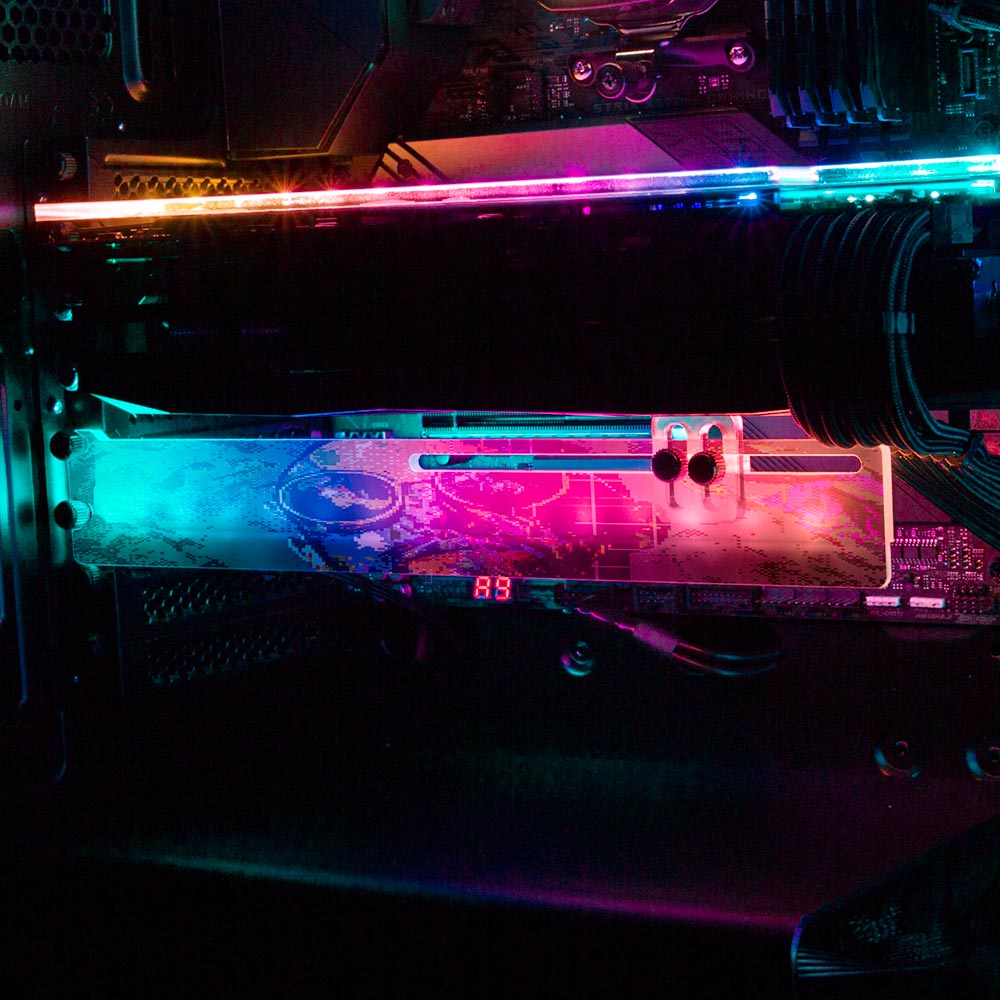 Mac Miller RGB GPU Support Bracket - Tankuss - V1Tech