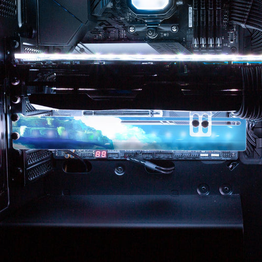 Magic Crystal in the Sky RGB GPU Support Bracket - Seerlight - V1Tech