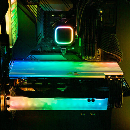 Magic Crystal in the Sky RGB GPU Support Bracket - Seerlight - V1Tech