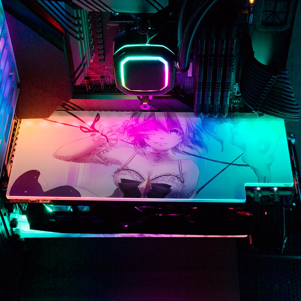 Magical Girl Shepherdess RGB GPU Backplate - Ghost Data - V1Tech