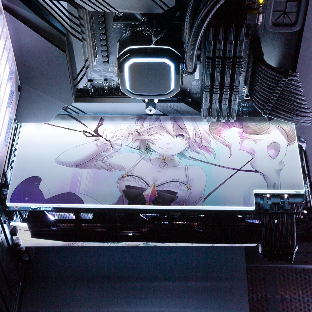 Magical Girl Shepherdess RGB GPU Backplate - Ghost Data - V1Tech