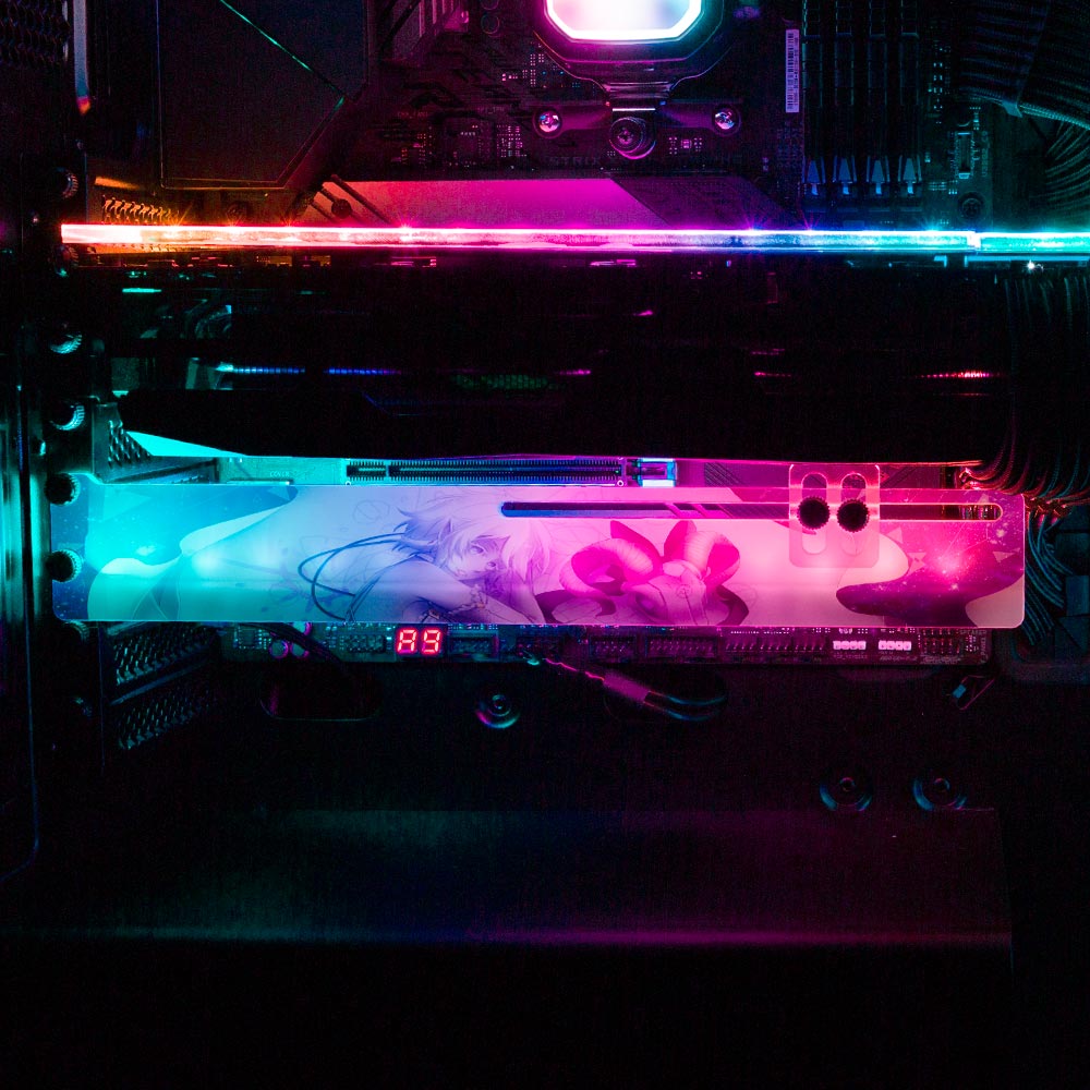 Magical Metamorphosis RGB GPU Support Bracket - Ghost Data - V1Tech