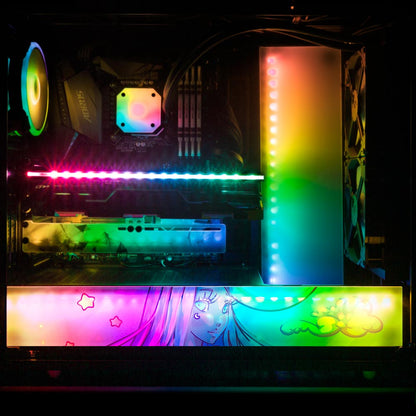 Magical Night RGB PSU Shroud Cover - Piumeli - V1Tech