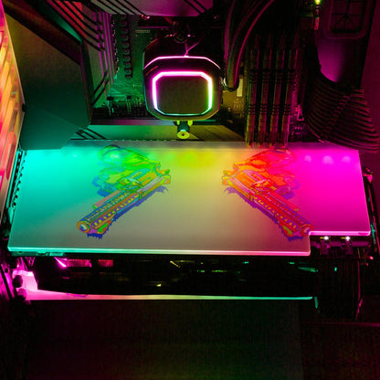 Magnum Force RGB GPU Backplate - Technodrome1 - V1Tech