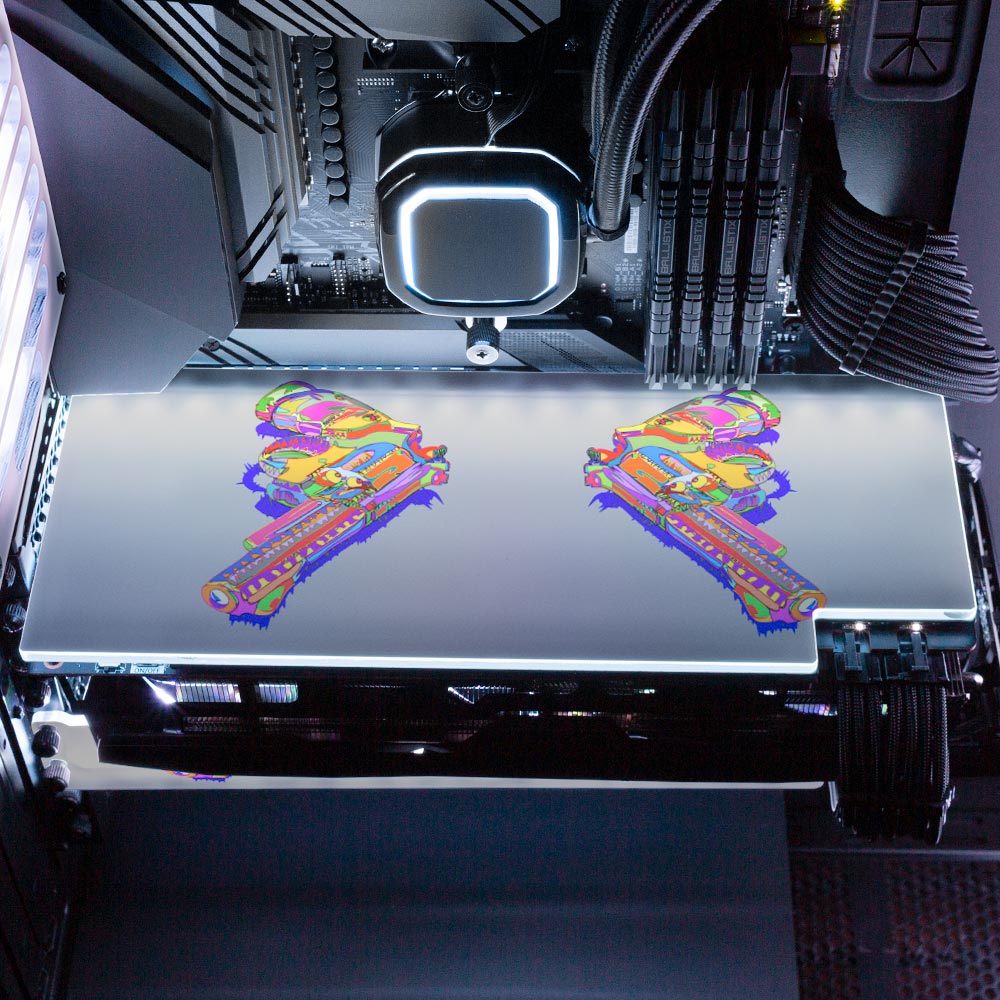 Magnum Force RGB GPU Backplate - Technodrome1 - V1Tech