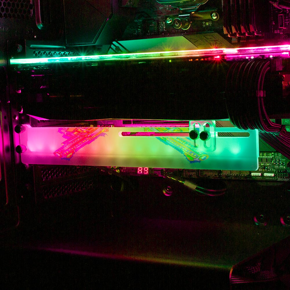 Magnum Force RGB GPU Support Bracket - Technodrome1 - V1Tech