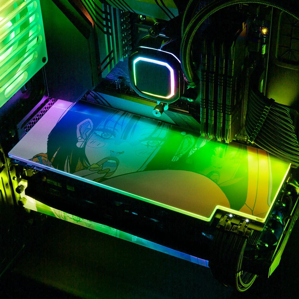 Makeup Touch-Up RGB GPU Backplate - Annicelric - V1Tech