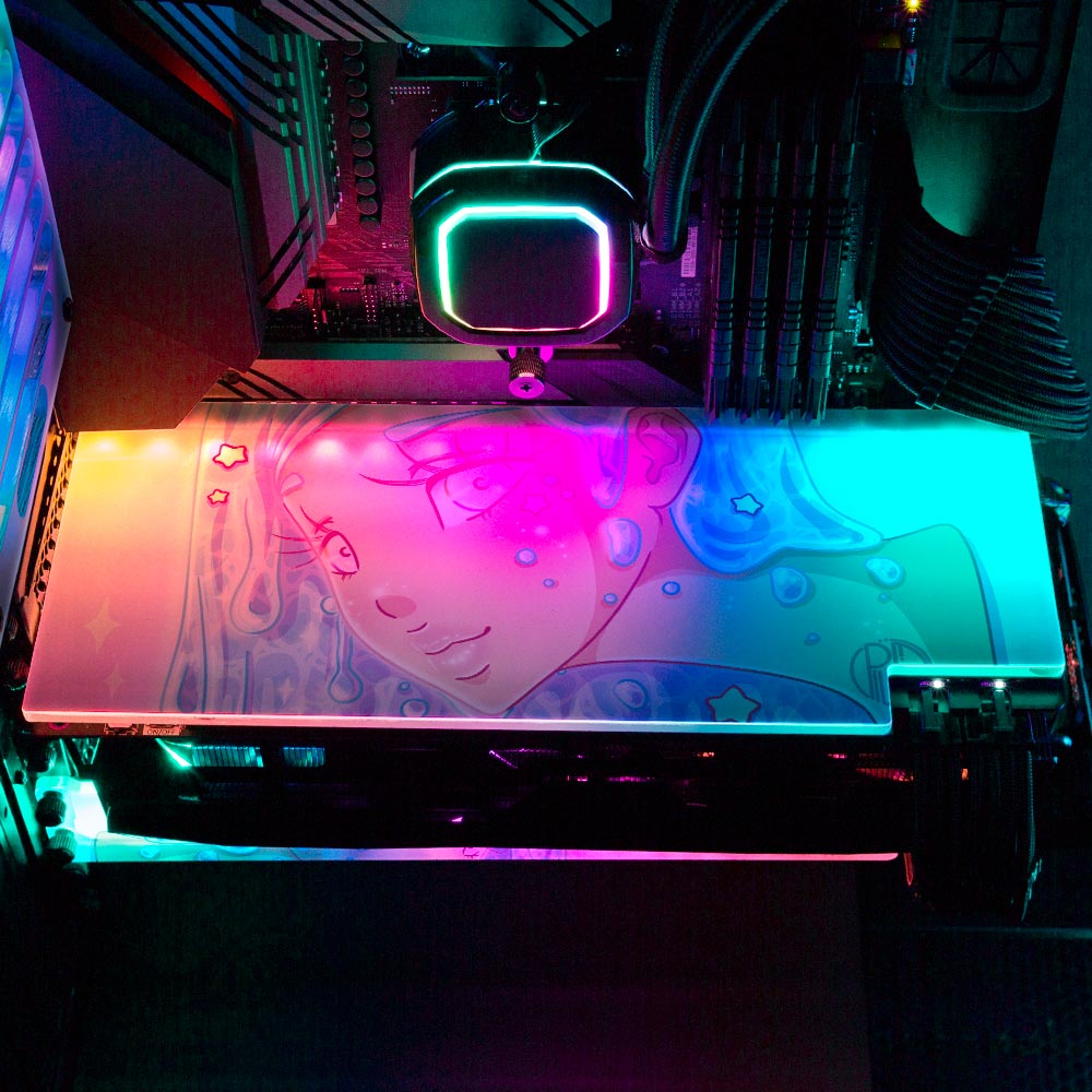 Melted RGB GPU Backplate - Piumeli - V1Tech