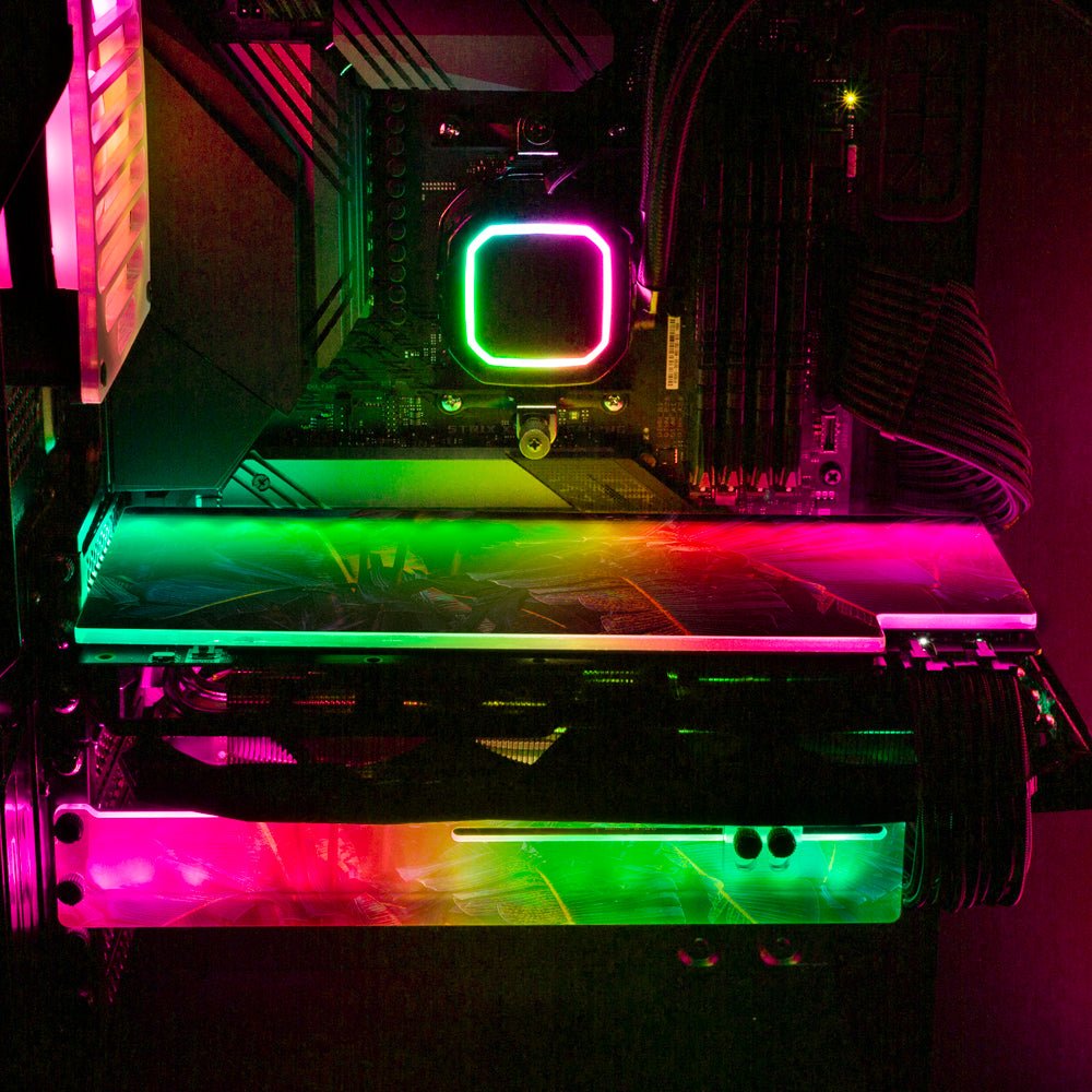 Midnight Jungle RGB GPU Backplate - Gabrielle Salonga - V1Tech