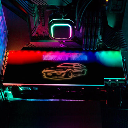 Midnight Tokyo 86 RGB GPU Backplate - In House - V1Tech