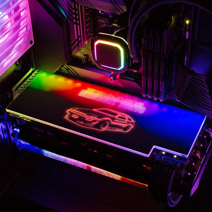 Midnight Tokyo 86 RGB GPU Backplate - In House - V1Tech