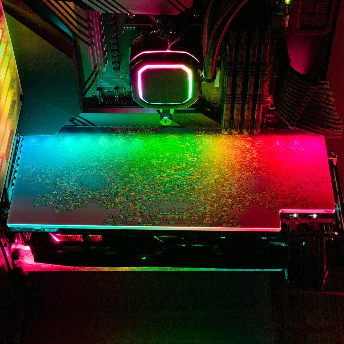 Migraine RGB GPU Backplate - Dune Haggar - V1Tech