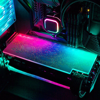 Migraine RGB GPU Backplate - Dune Haggar - V1Tech