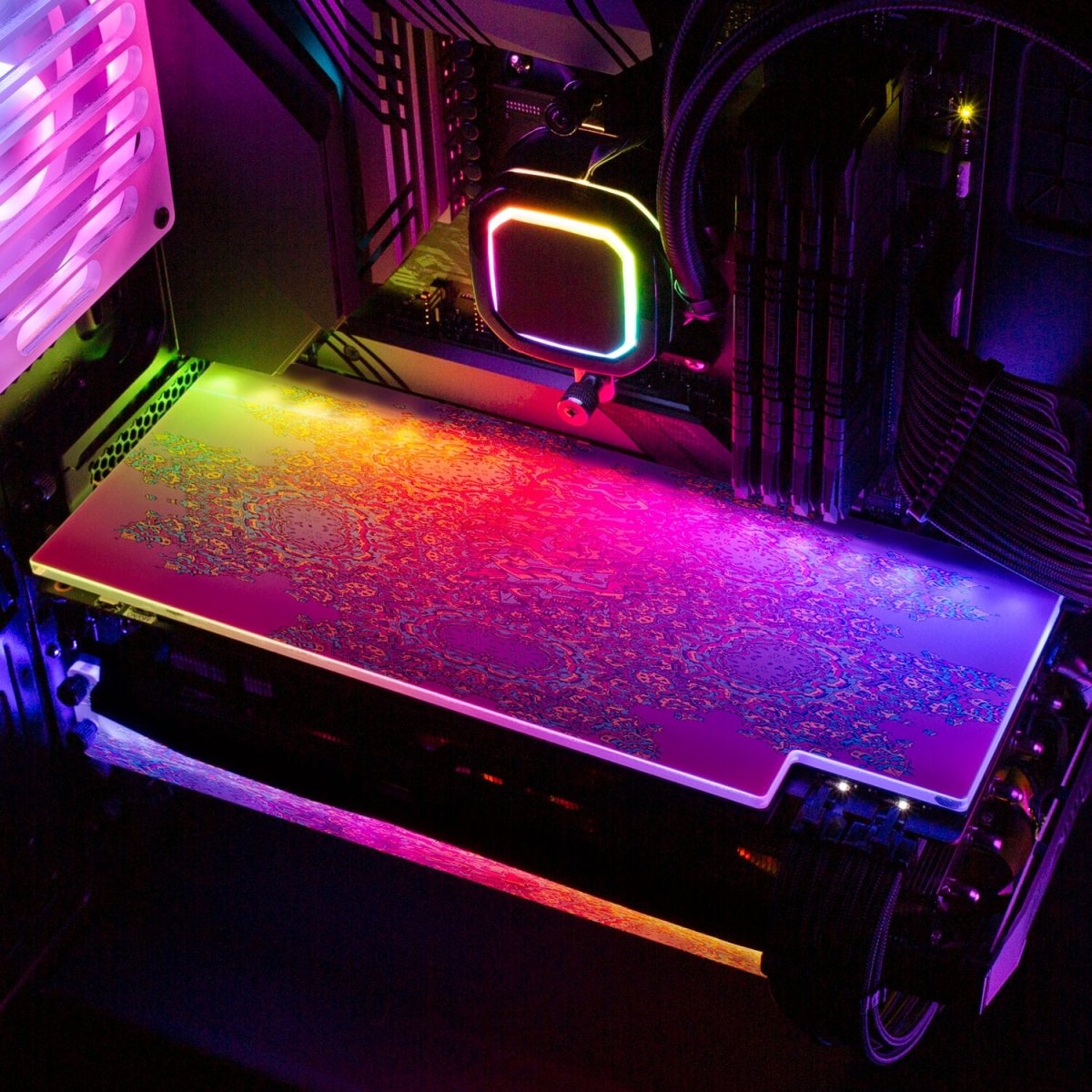 Migraine RGB GPU Backplate - Dune Haggar - V1Tech