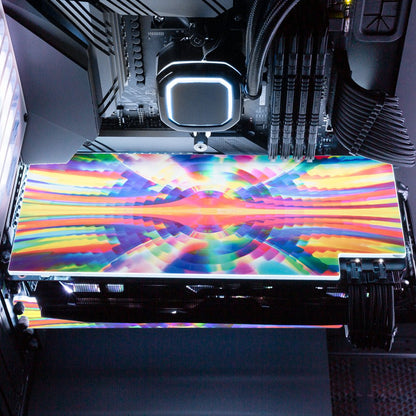 Monday Space Vibes RGB GPU Backplate - Guedda HM - V1Tech