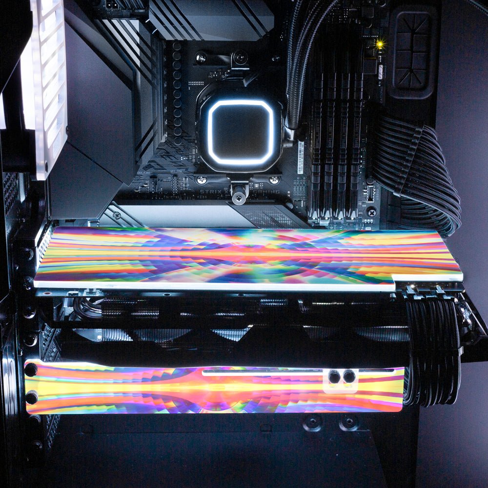 Monday Space Vibes RGB GPU Backplate - Guedda HM - V1Tech