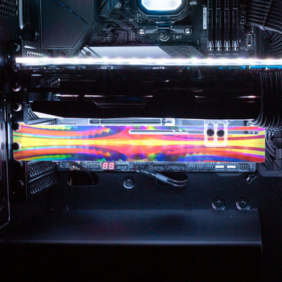 Monday Space Vibes RGB GPU Support Bracket