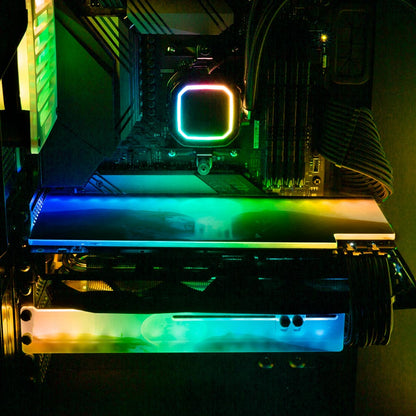 Moon Fall RGB GPU Backplate - Ismaeel Shaikh - V1Tech