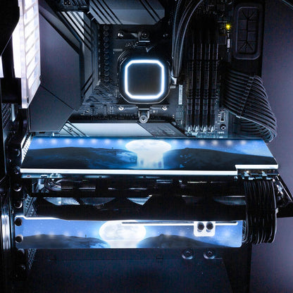 Moon Fall RGB GPU Support Bracket - Ismaeel Shaikh - V1Tech