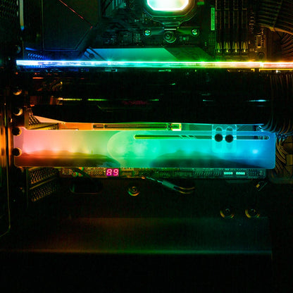 Moon Fall RGB GPU Support Bracket - Ismaeel Shaikh - V1Tech