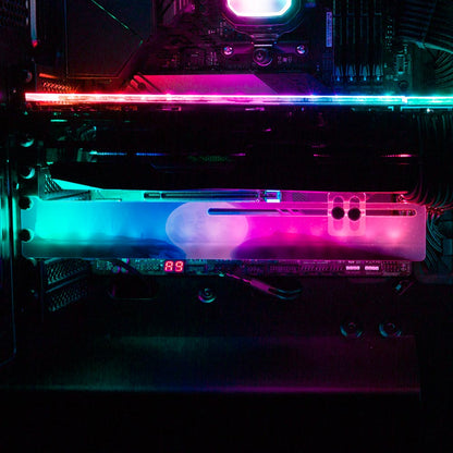 Moon Fall RGB GPU Support Bracket - Ismaeel Shaikh - V1Tech