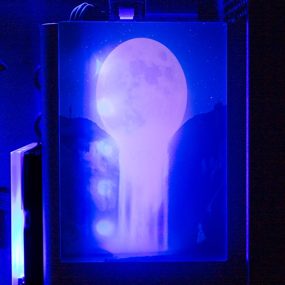 Moon Fall RGB SSD Cover Vertical - Ismaeel Shaikh - V1Tech