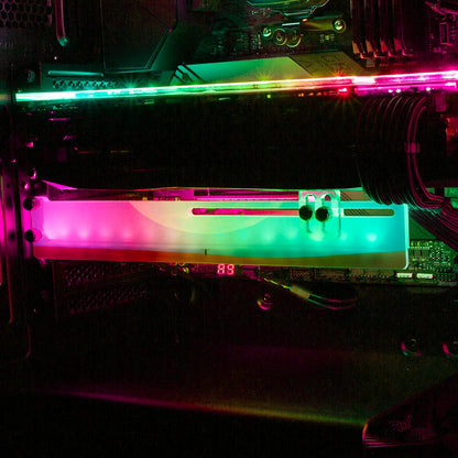 Moon Ritual RGB GPU Support Bracket - Spectacular.way - V1Tech