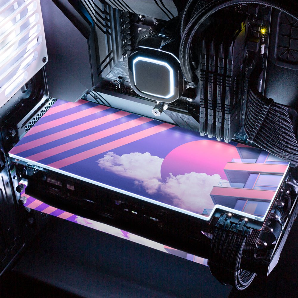 Morning Vista Plain RGB GPU Backplate - Gabrielle Salonga - V1Tech