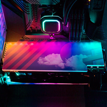 Morning Vista Plain RGB GPU Backplate - Gabrielle Salonga - V1Tech