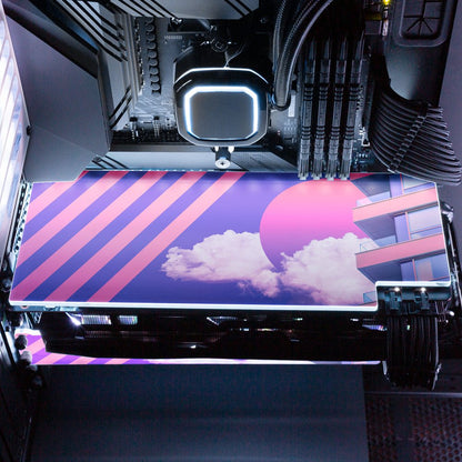 Morning Vista Plain RGB GPU Backplate - Gabrielle Salonga - V1Tech